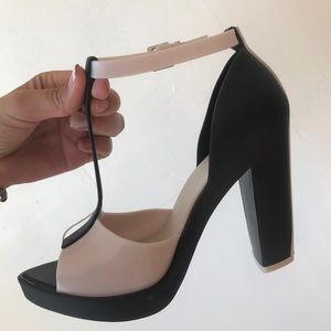 Melissa high heels; open toe